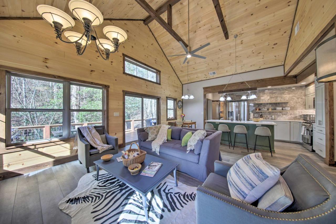 Airy Ellijay Home With Spacious Creekside Deck! Exterior foto